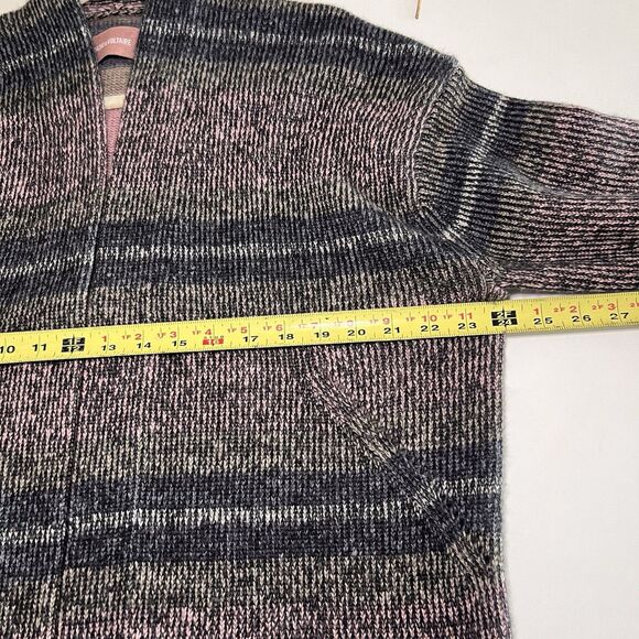 Zadig Voltaire Duster Cardigan Womens M 100% Cashmere Slouchy Chunky Grunge - Picture 5 of 6